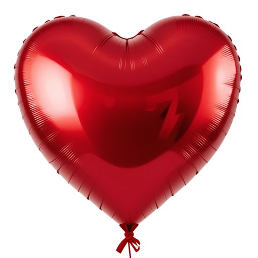 Folienballon-Deko-Herz-43-cm-Rot-Luftballon-Geschenk-Hochzeit-Geburtstag-Dekoration-Party-Fest