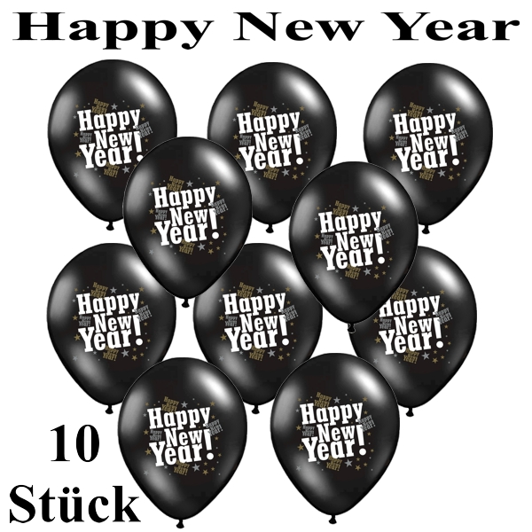 schwarze-Happy-New-Year-Luftballons-10-Stueck-zu-Silvester