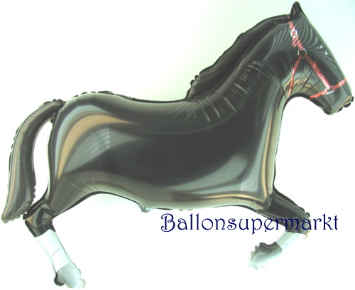 schwarzes-Pferd-Luftballon-aus-Folie