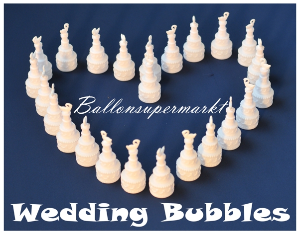 24 Stück Schwäne, Seifenblasen Hochzeit, Wedding Bubbles