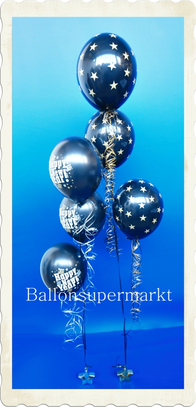 silvester-dekoration-golden-stars-happy-new-year-ballonbukett