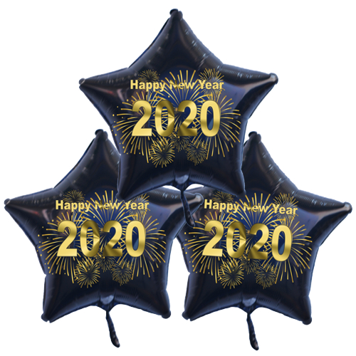 silvester partydekoration Happy New Year 2020