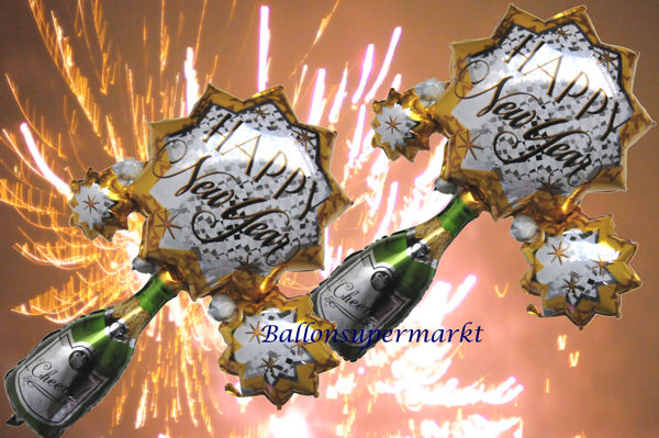 silvesterdeko-luftballons-champagnerflasche-stern-happy-new-year