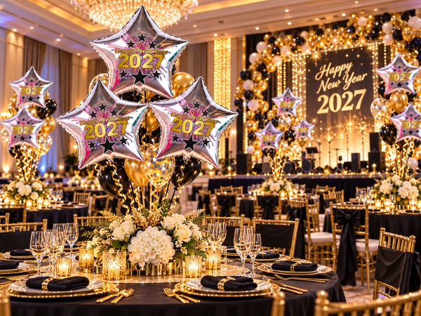 silvesterdeko-mit-sternballons-silber-happy-new-year-2027