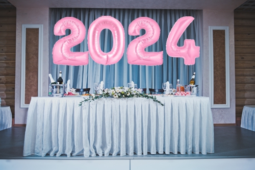 silvesterdeko-zahlen-2024-silvesterparty-gastronomie-rosa