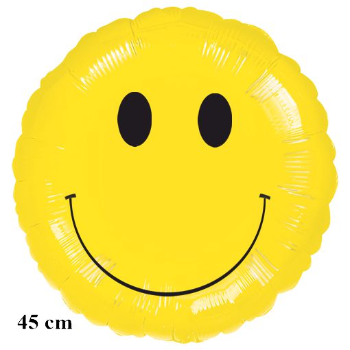 Folienballon Smiley