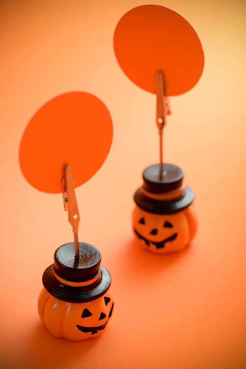 Tischkartenhalter Halloween mit Namenskärtchen