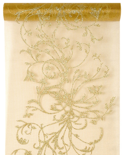 Deko-Tischläufer Tischdecke Orient Gold, Partydekoration Mottoparty ...