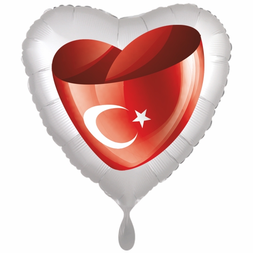 Türkei Herzballon mit Ballongas