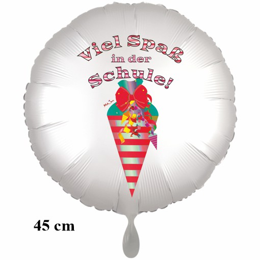 viel-spass-in-der-schule-satin-weisser-luftballon-45cm
