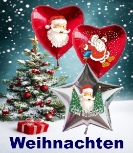Weihnachten, Weihnachts-Luftballons