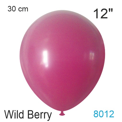 wild berry luftballon 30 cm, vintage-farbe