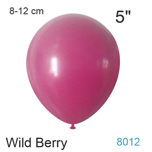 wild berry luftballon 8-12 cm, vintage-farbe