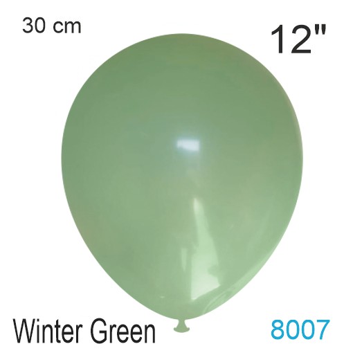 winter green luftballon 30 cm, vintage-farbe