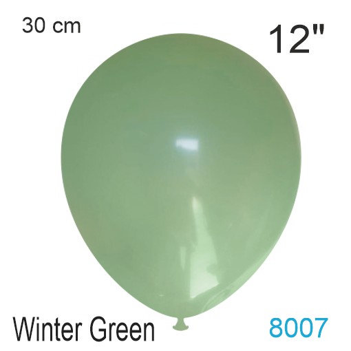 winter green luftballon 30 cm, vintage-farbe