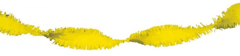 Girlande Gelb Wirblergirlande, Drehgirlande aus Papier, 6 Meter, Festdekoration mit Girlanden