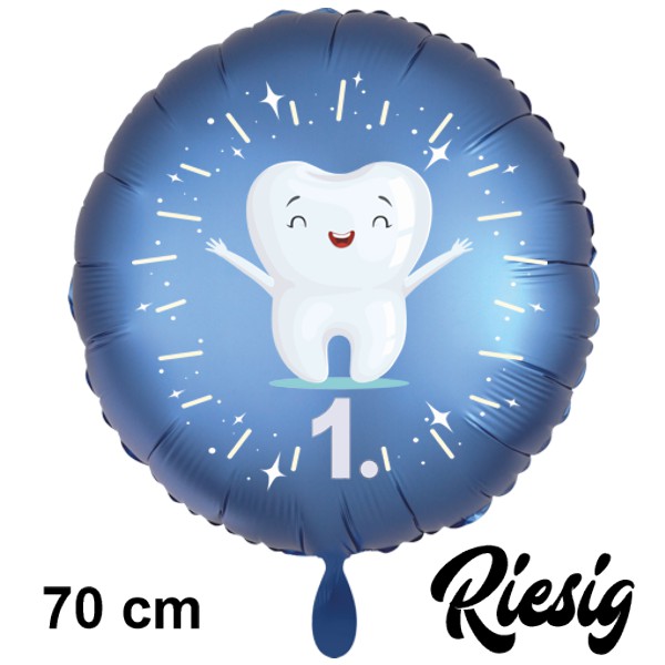 zahnparty-1.-zahn-riesiger-luftballon-satin-de-luxe-blau-rund-70cm-mit-helium