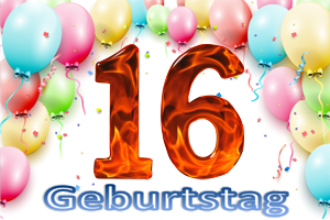 zum 16. Geburtstag