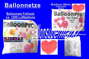 Ballonnetze, Netze für Luftballons