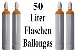 Ballongas Helium 50 Liter Flaschen