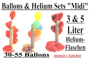 Ballons & Helium Sets "Midi"