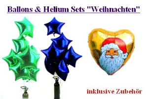 Ballons & Helium Sets "Weihnachten"