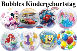 Bubbles Luftballons Kindergeburtstag