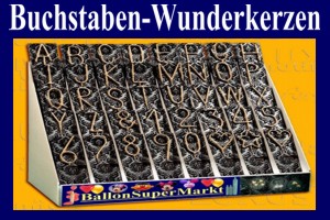 Buchstaben-Wunderkerzen