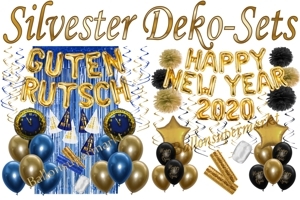 Silvester Partydeko