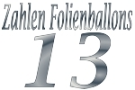 Folienballons Zahl 13