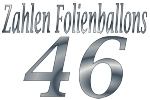 Folienballons Zahl 46