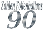 Folienballons Zahl 90
