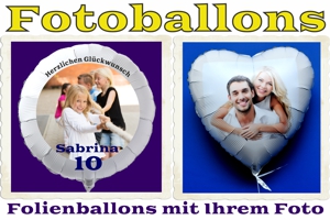 Fotoballons Hochzeit