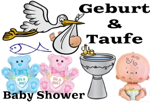 Geburt und Taufe, Baby Party