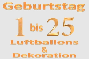 Geburtstage 1 bis 25