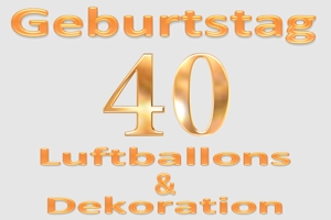 40. Geburtstag