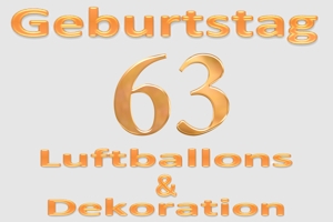 63. Geburtstag