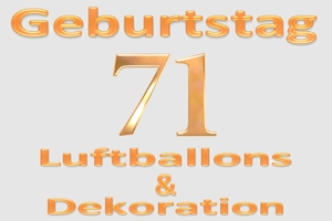 71. Geburtstag