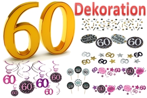 60. Geburtstag Dekoration