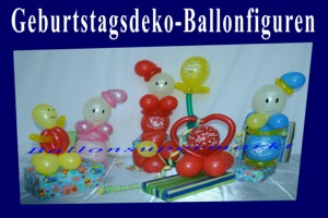 Geburtstagsdeko-Ballonfiguren
