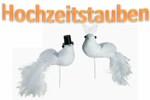 Hochzeitstauben Hochzeitsdeko