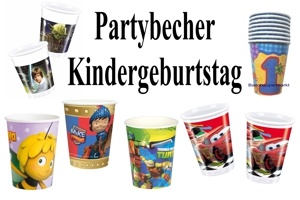 Kindergeburtstag Partybecher