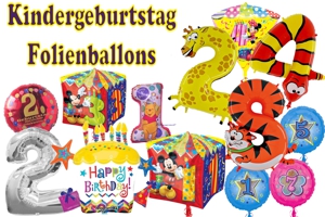 Kindergeburtstag Folienballons