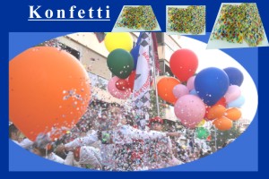 Konfetti zu Karneval und Fasching