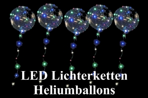 LED Lichterketten Heliumballons