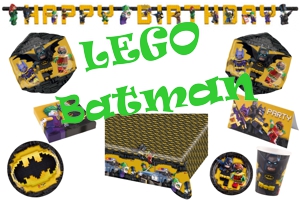 Lego Batman Kindergeburtstag Party Sets Mit Luftballons