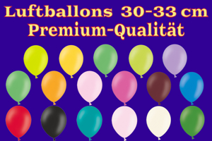 Luftballons in 30 - 33 cm