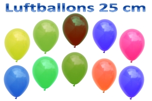 Luftballons 25 cm - Günstig