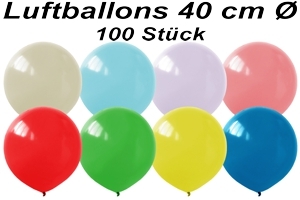 Luftballons 40cm - 100 Stück Beutel