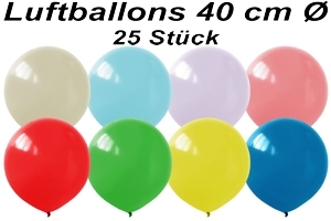 Luftballons 40cm - 25 Stück Beutel